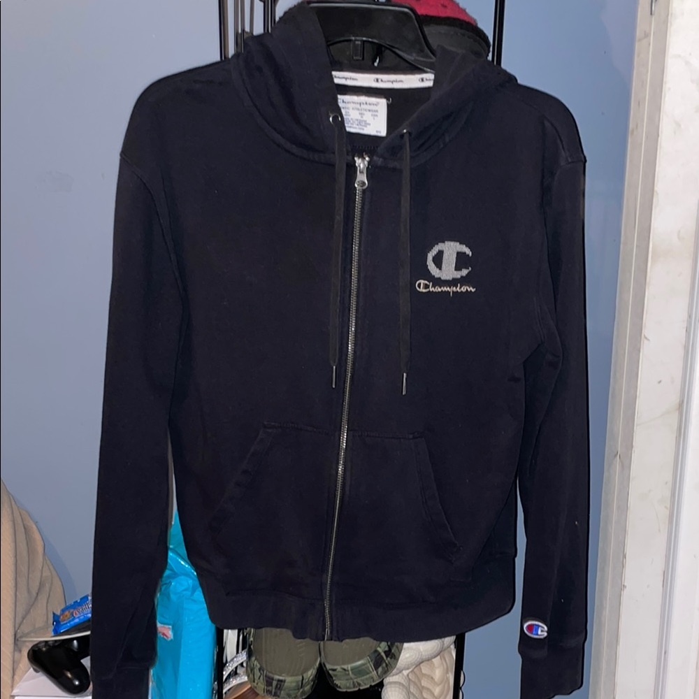 Champion Black Hoodie